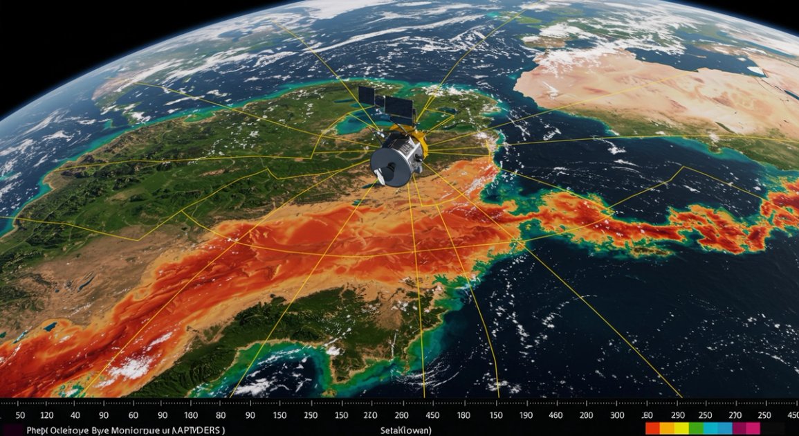 monitoreo de temperatura satelital