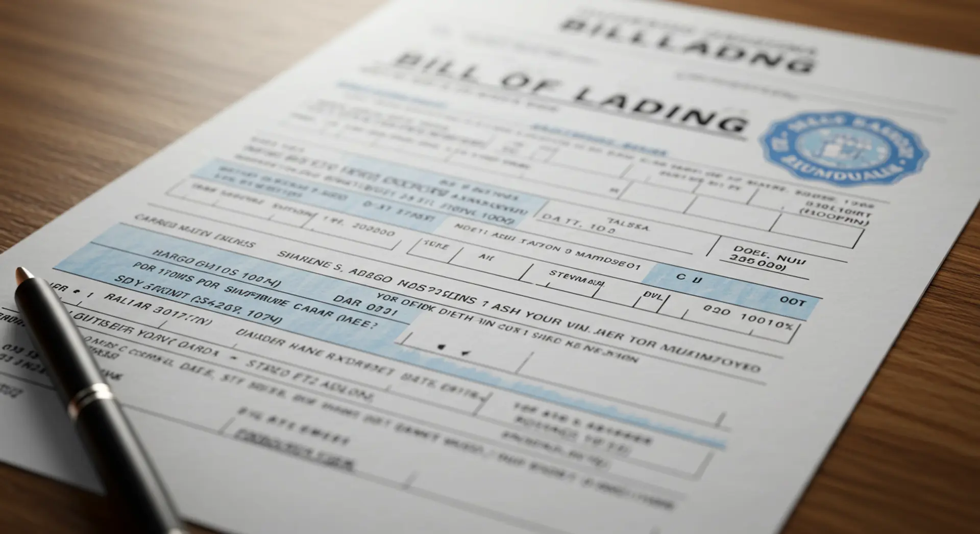 bill of lading