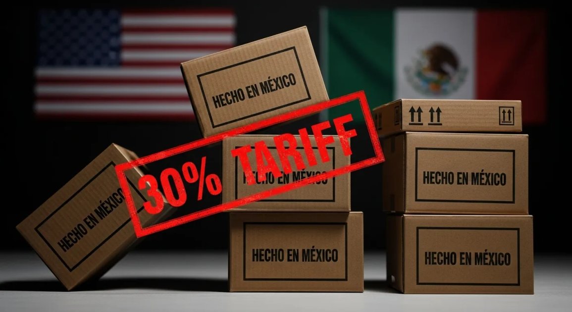 usa aplica 30% de arancel a productos de méxico