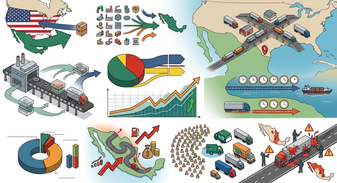 10 cosas que probablemente no sabías del comercio entre México y Estados Unidos