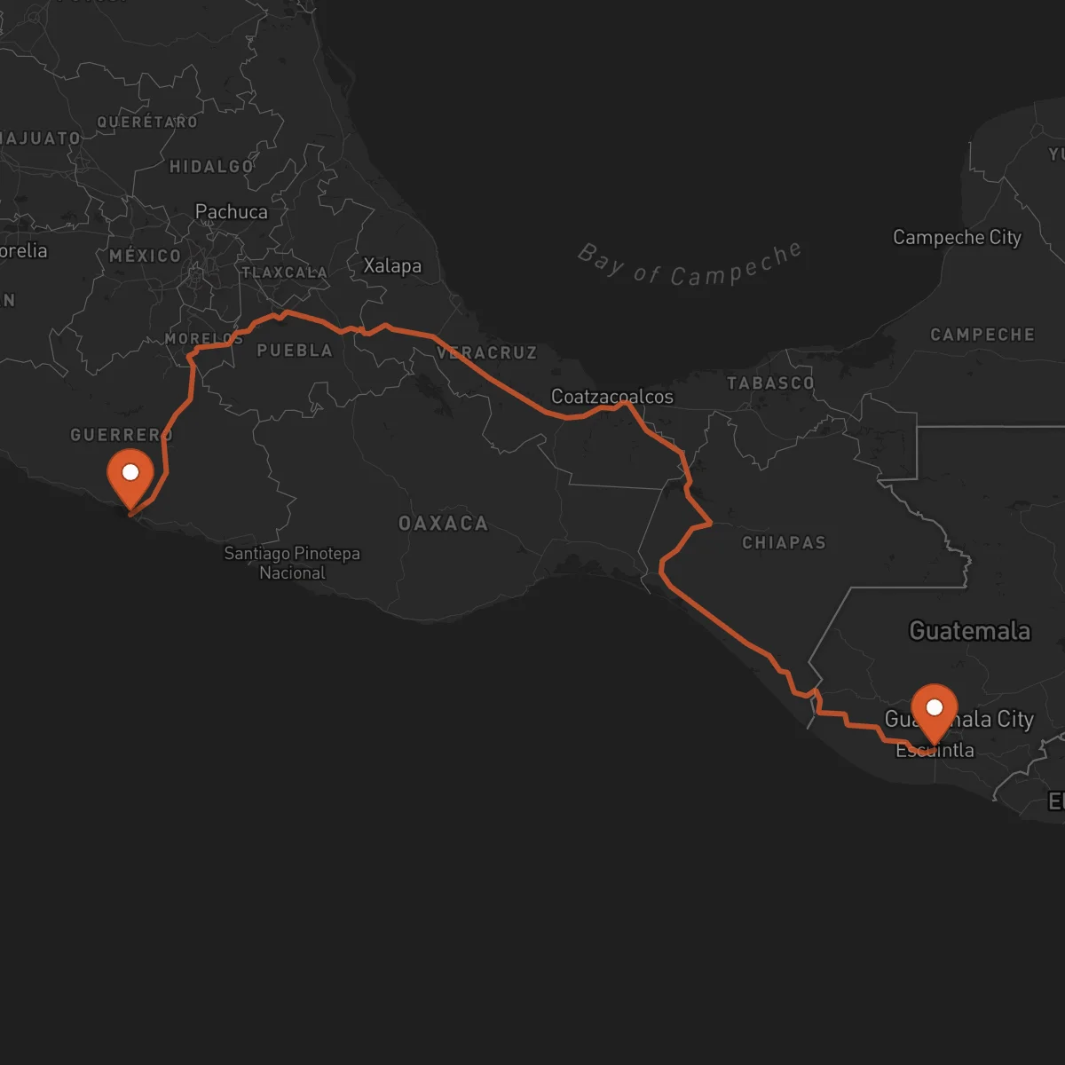 Ruta Acapulco - Escuintla