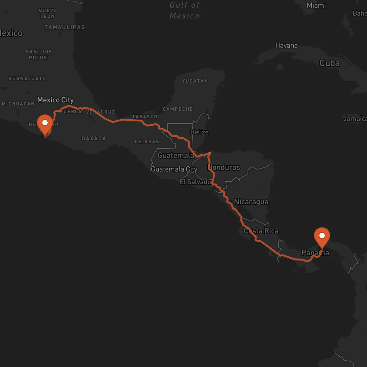 Ruta Acapulco - La Chorrera
