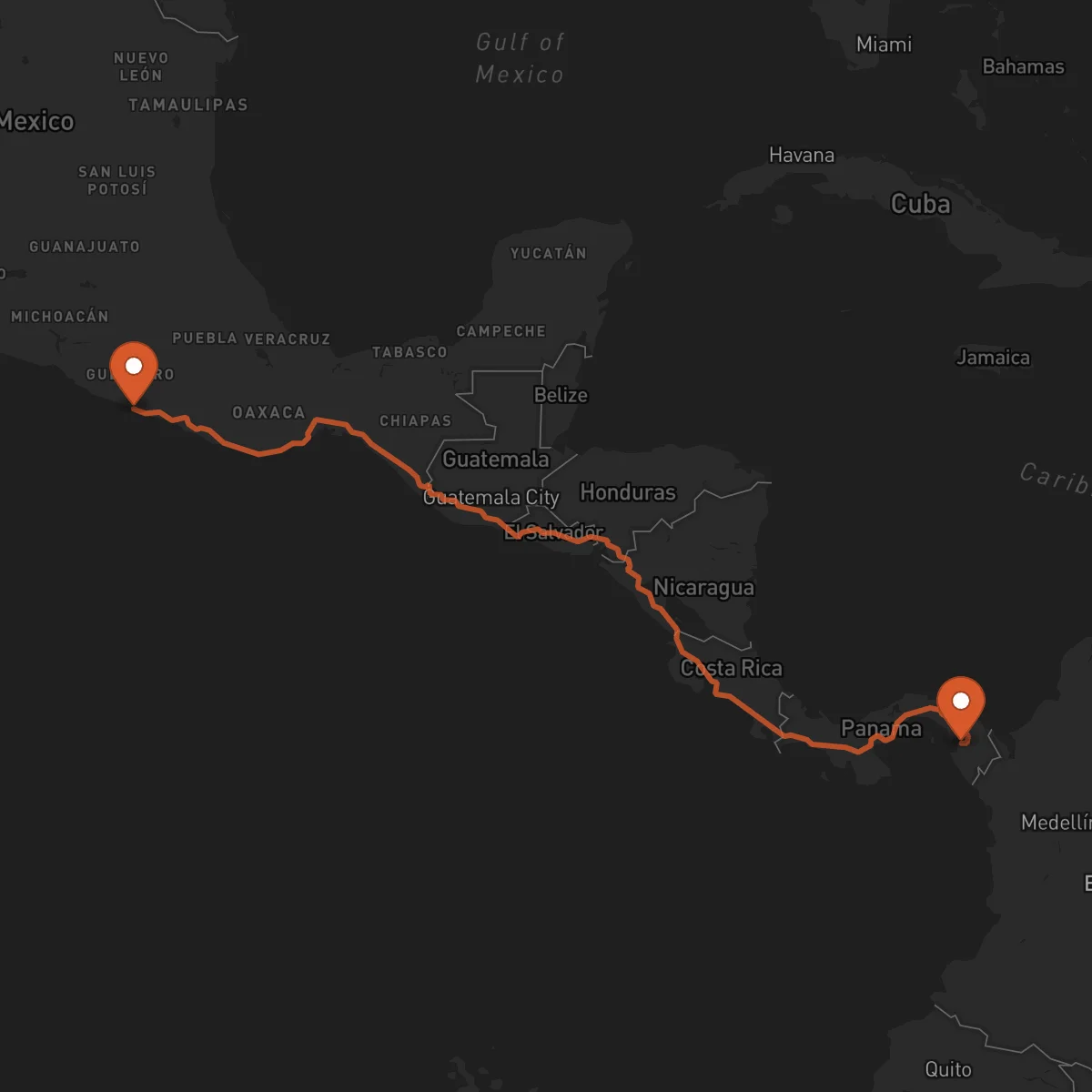 Ruta Acapulco - La Palma