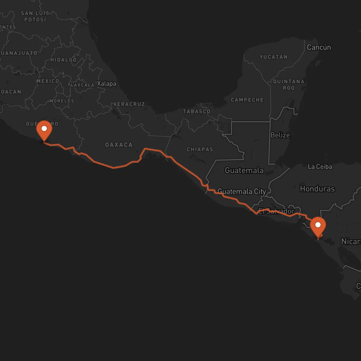 Ruta Acapulco - León