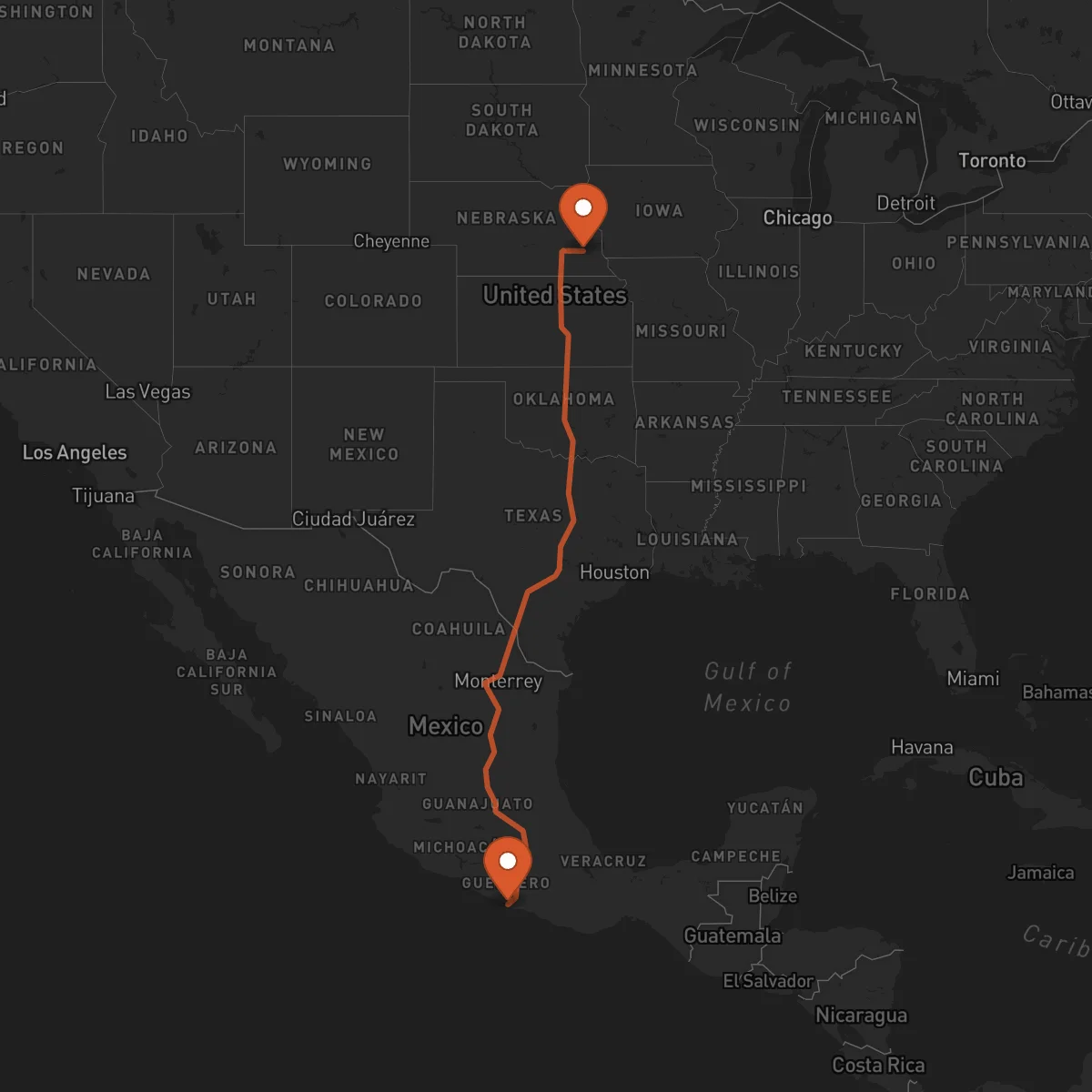 Ruta Acapulco - Lincoln
