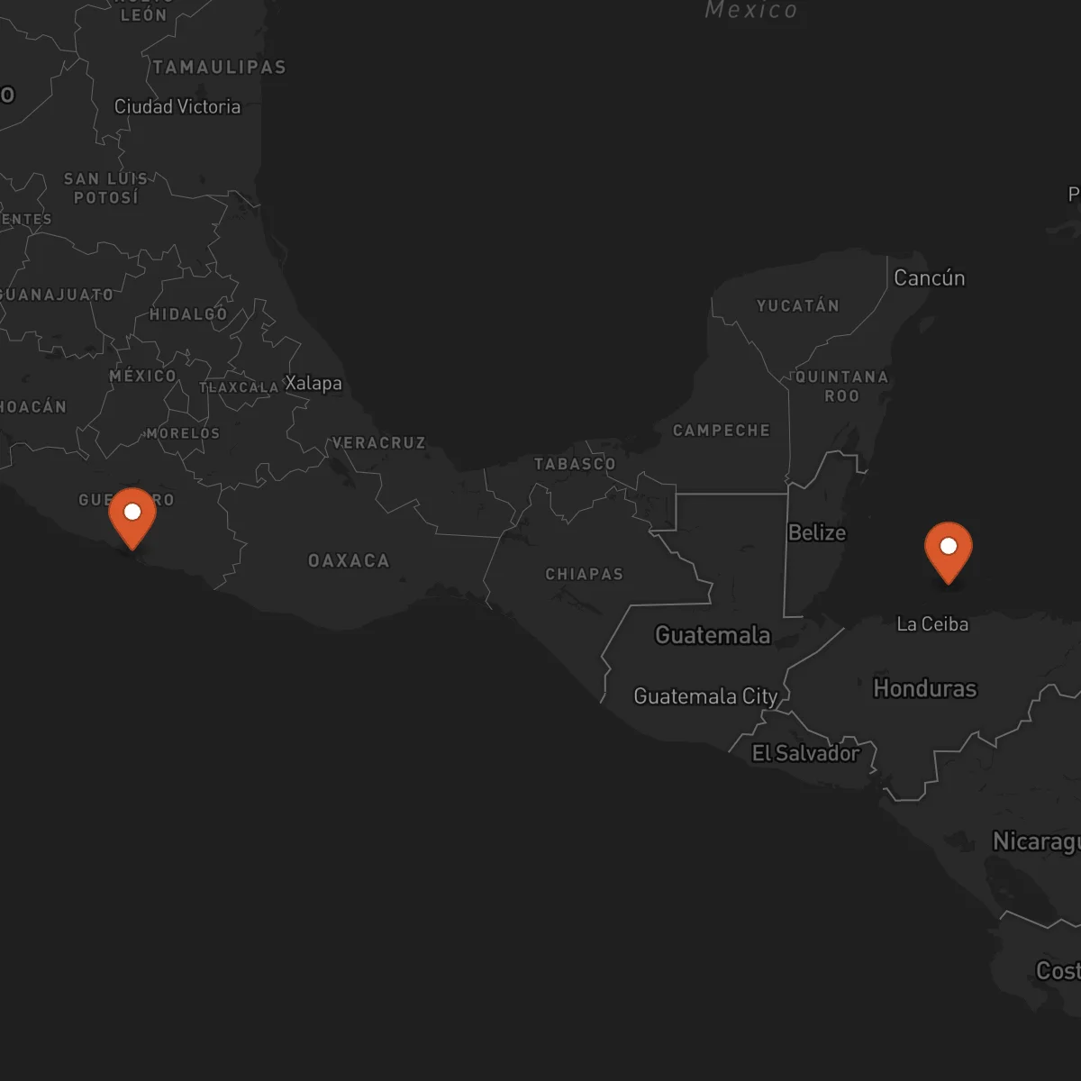 Ruta Acapulco - Roatán