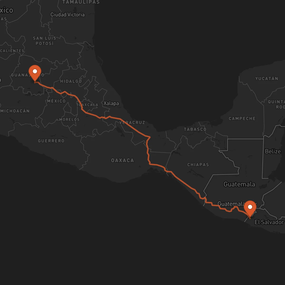 Ruta Ahuachapán - Celaya