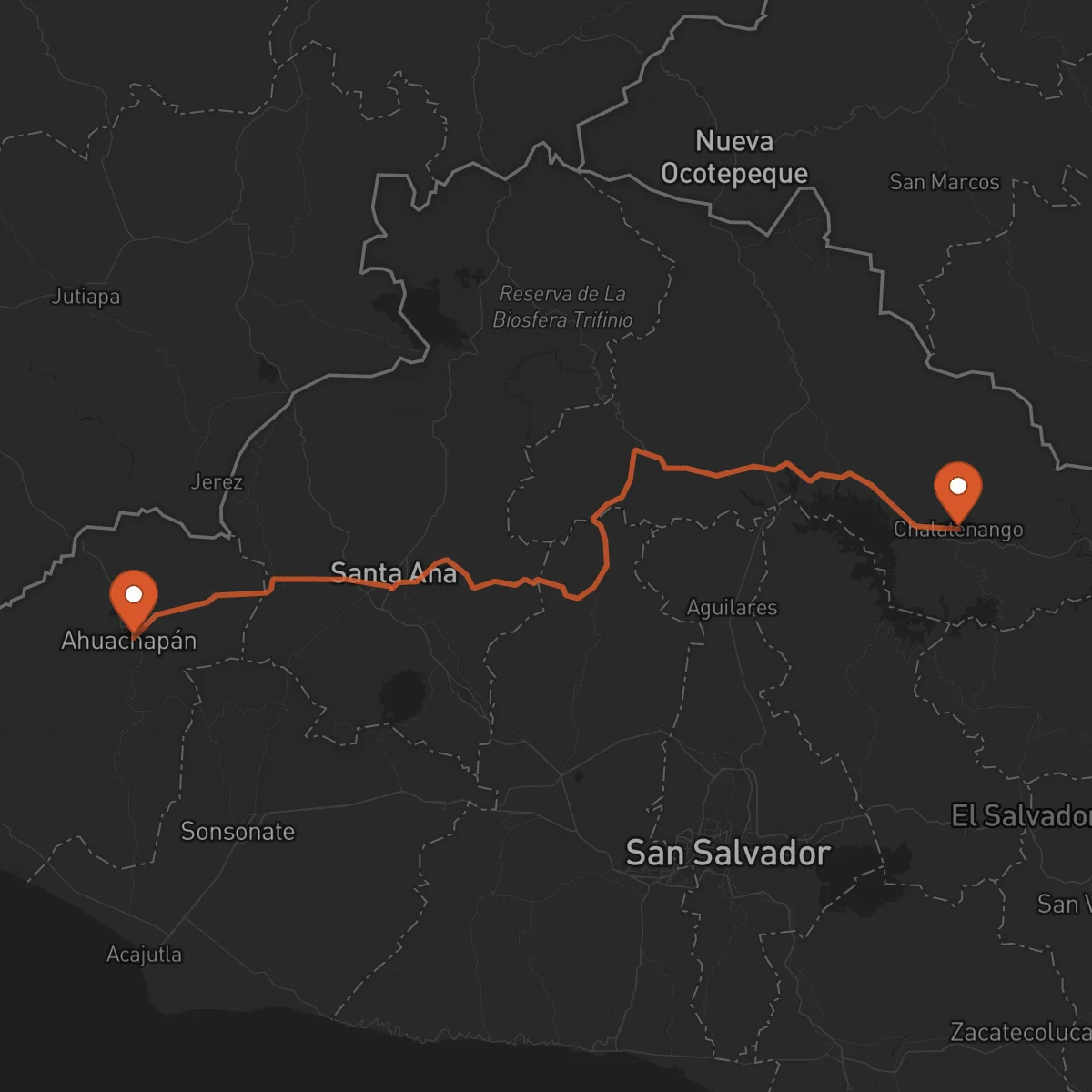 Ruta Chalatenango - Ahuachapán