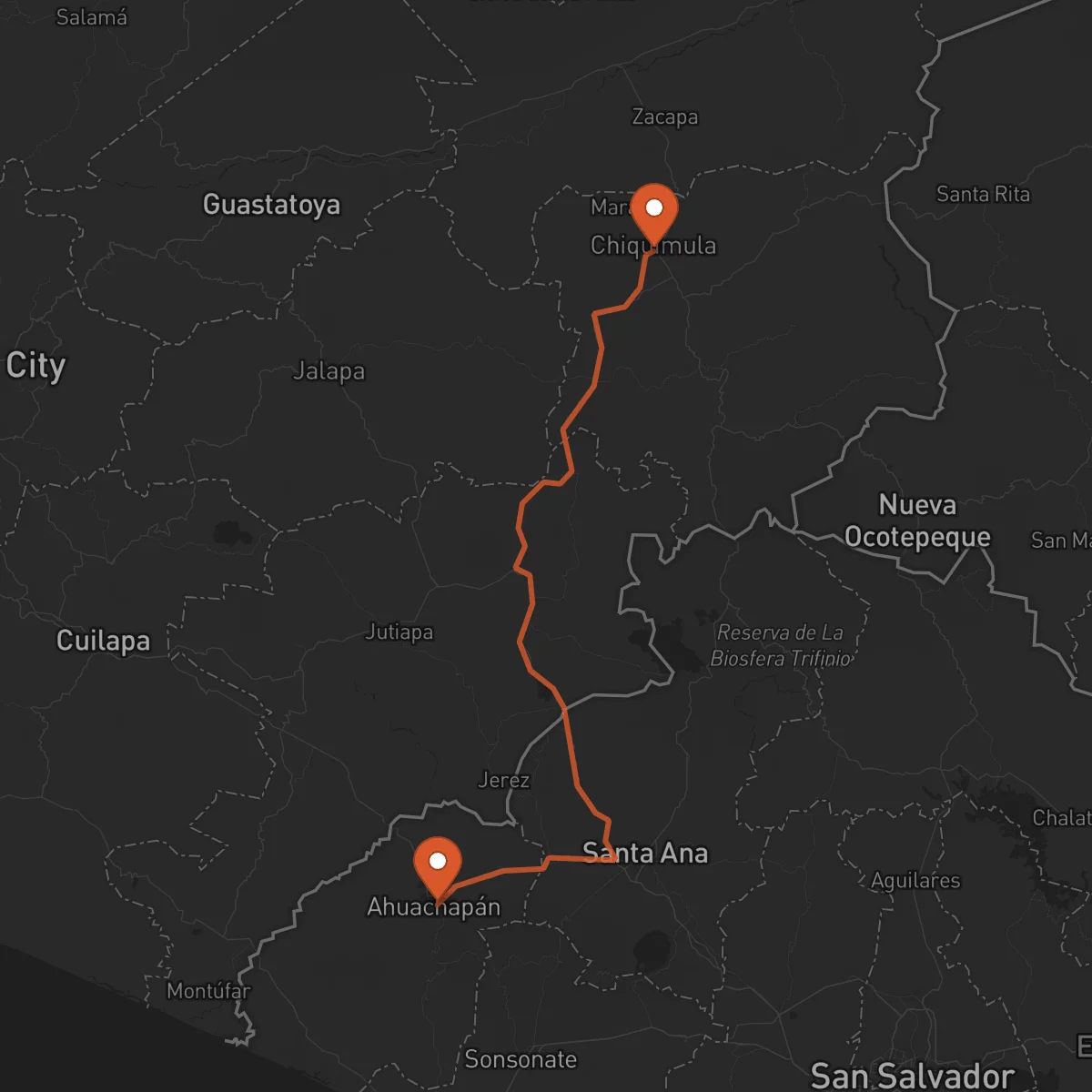 Ruta Chiquimula - Ahuachapán
