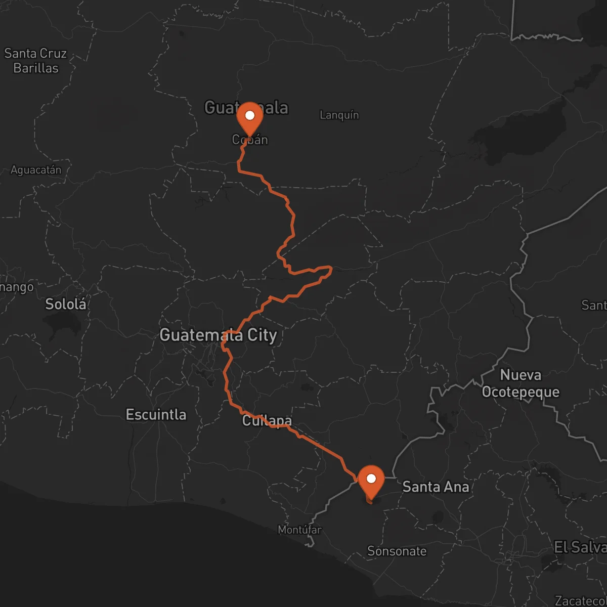 Ruta Ahuachapán - Cobán