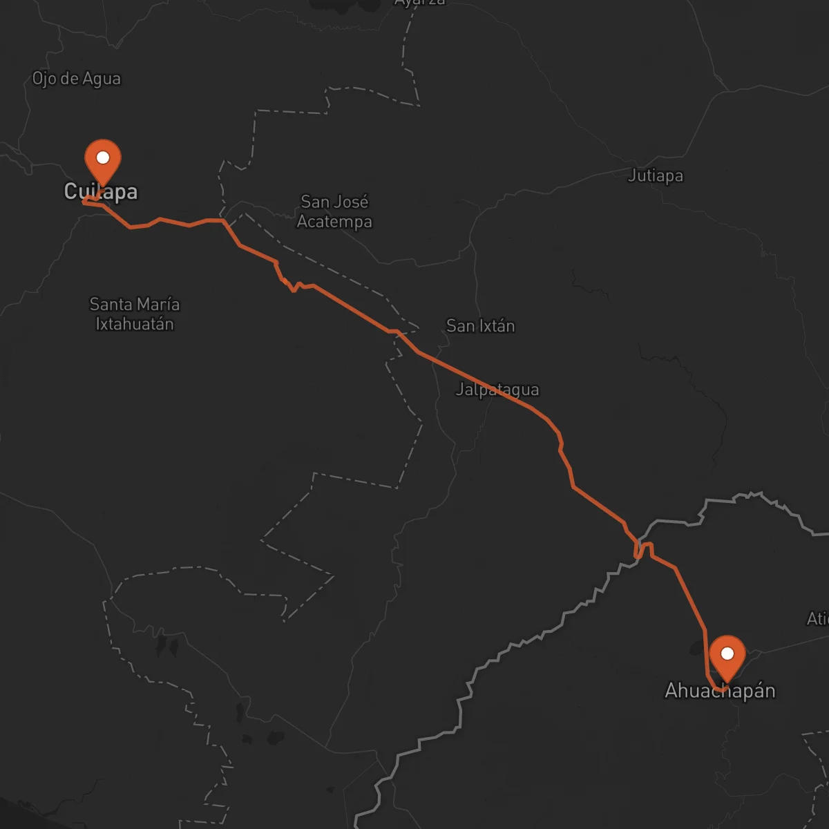 Ruta Ahuachapán - Cuilapa
