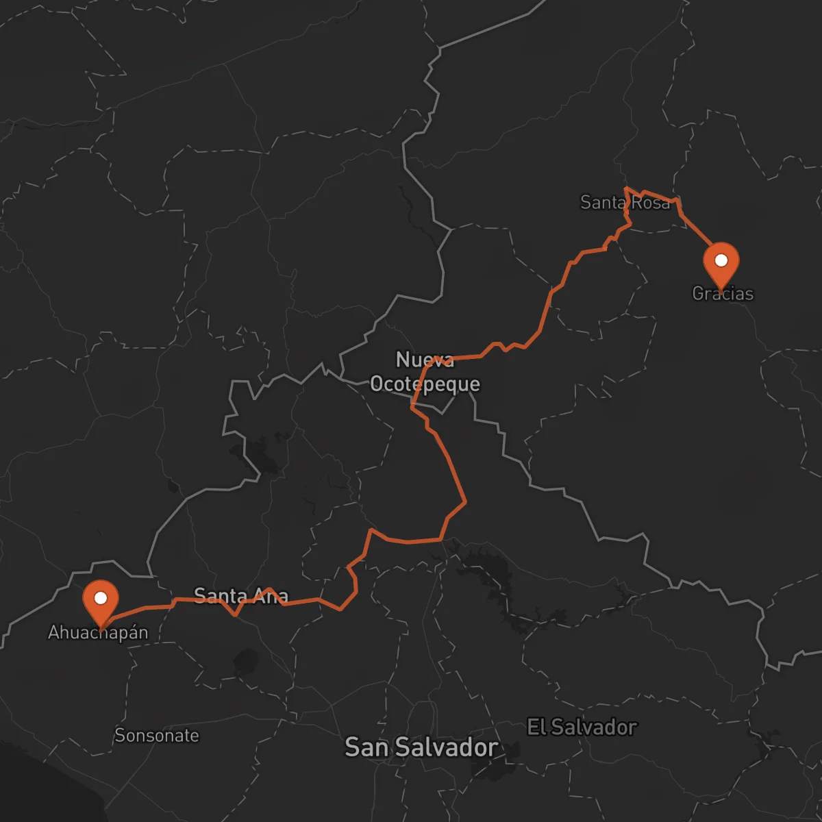 Ruta Gracias - Ahuachapán