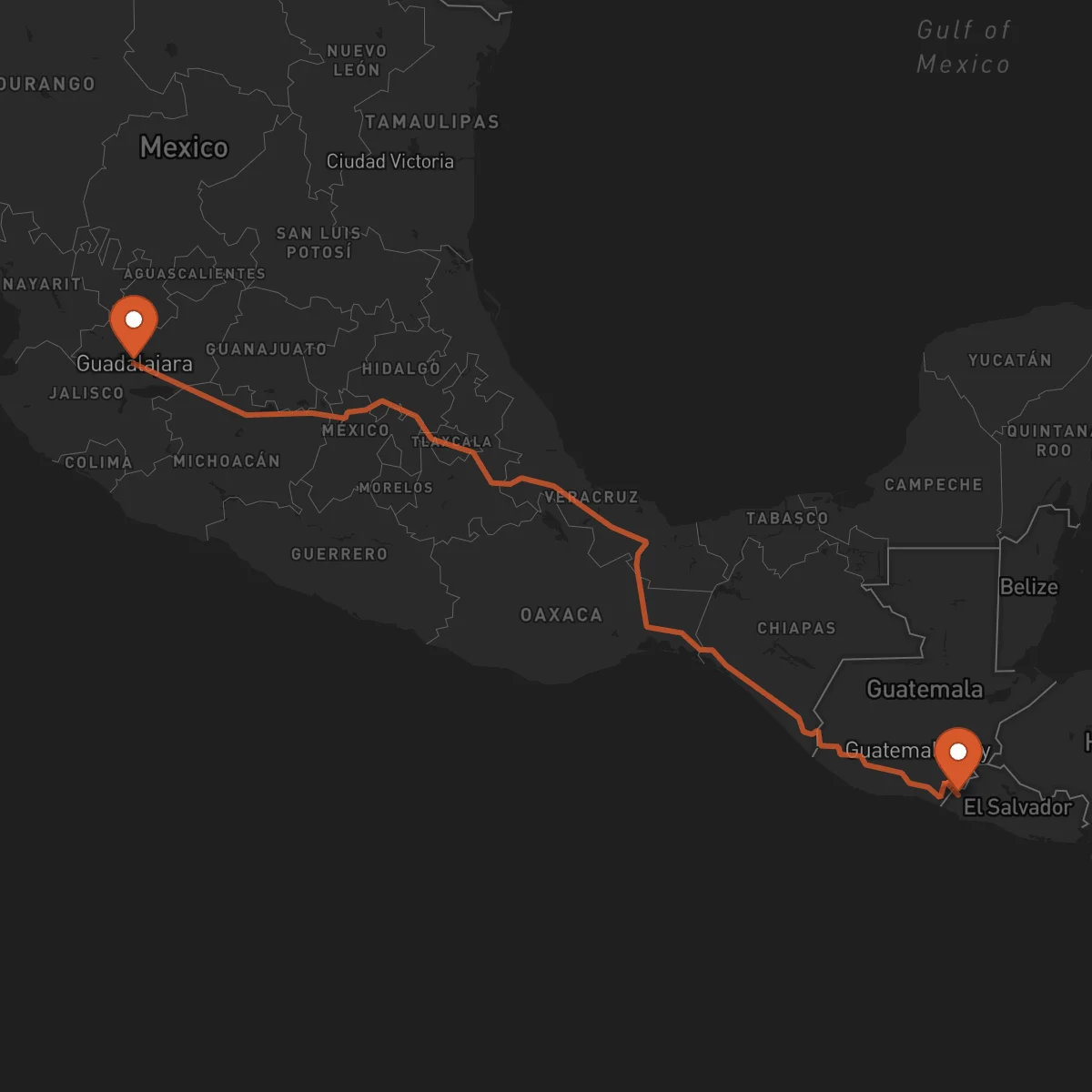 Ruta Ahuachapán - Guadalajara