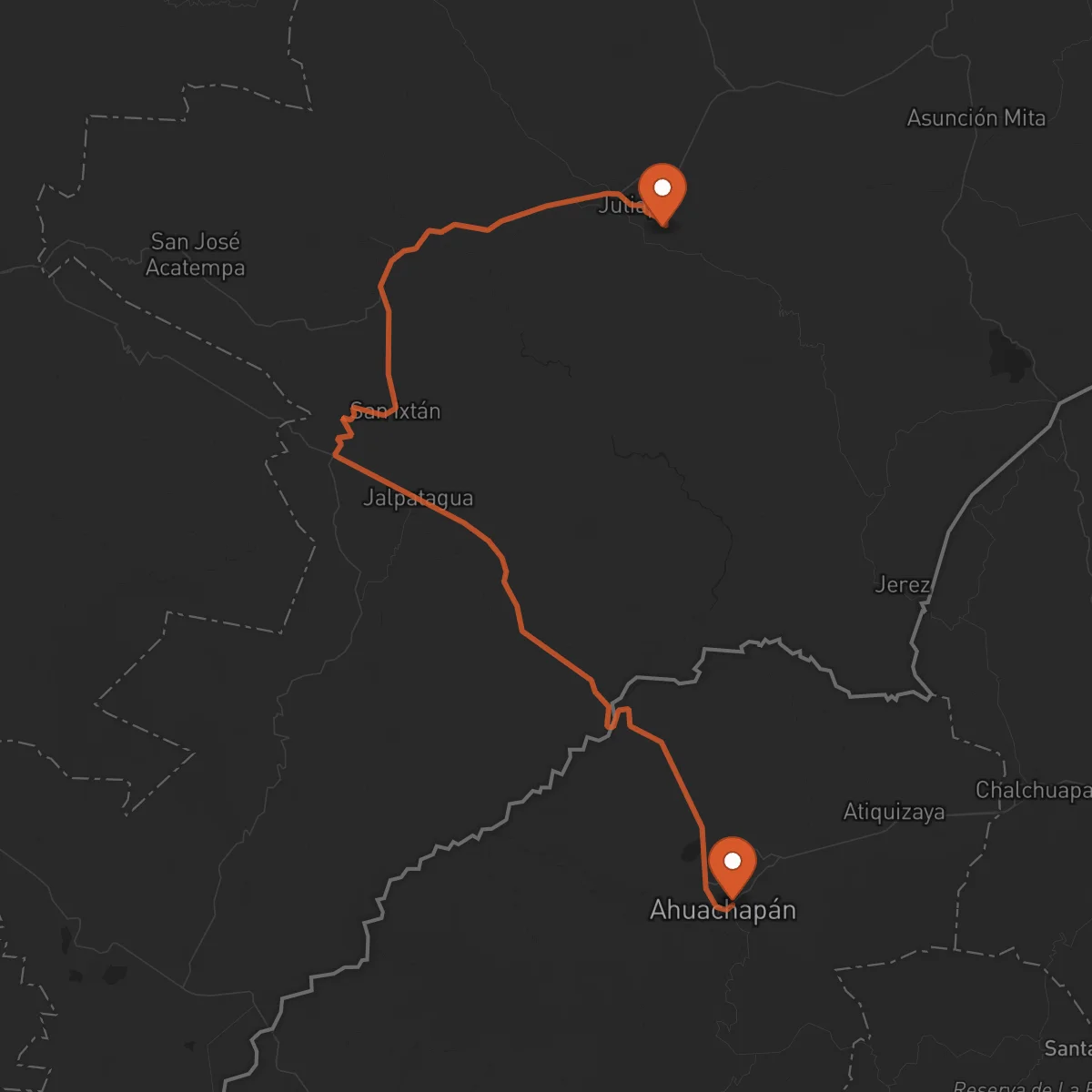 Ruta Ahuachapán - Jutiapa