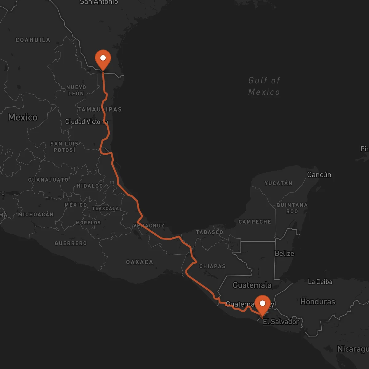 Ruta Reynosa - Ahuachapán