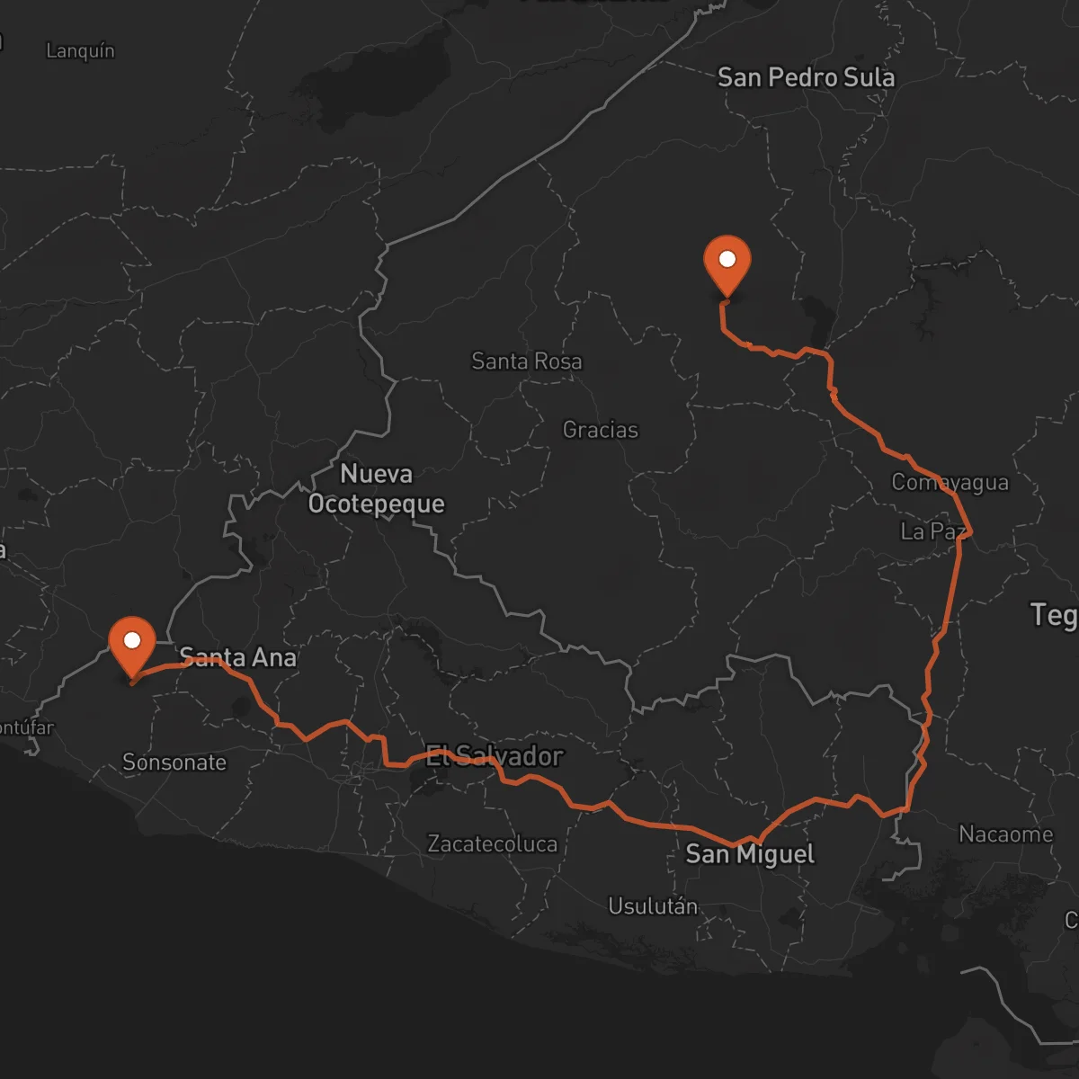 Ruta Ahuachapán - Santa Bárbara