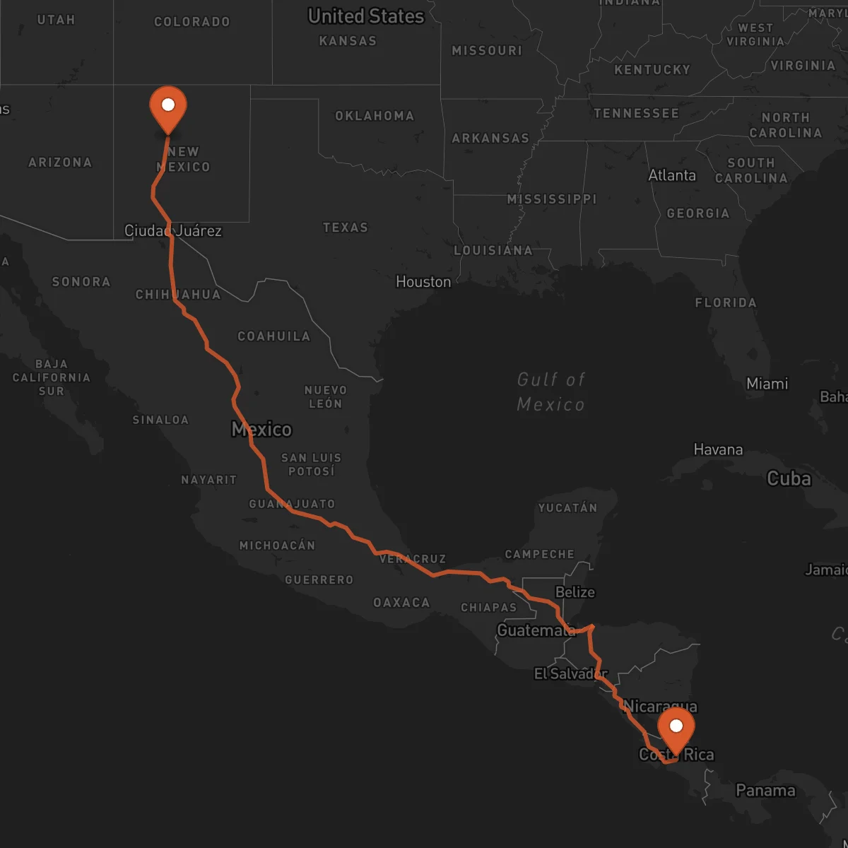 Ruta Alajuela - Albuquerque