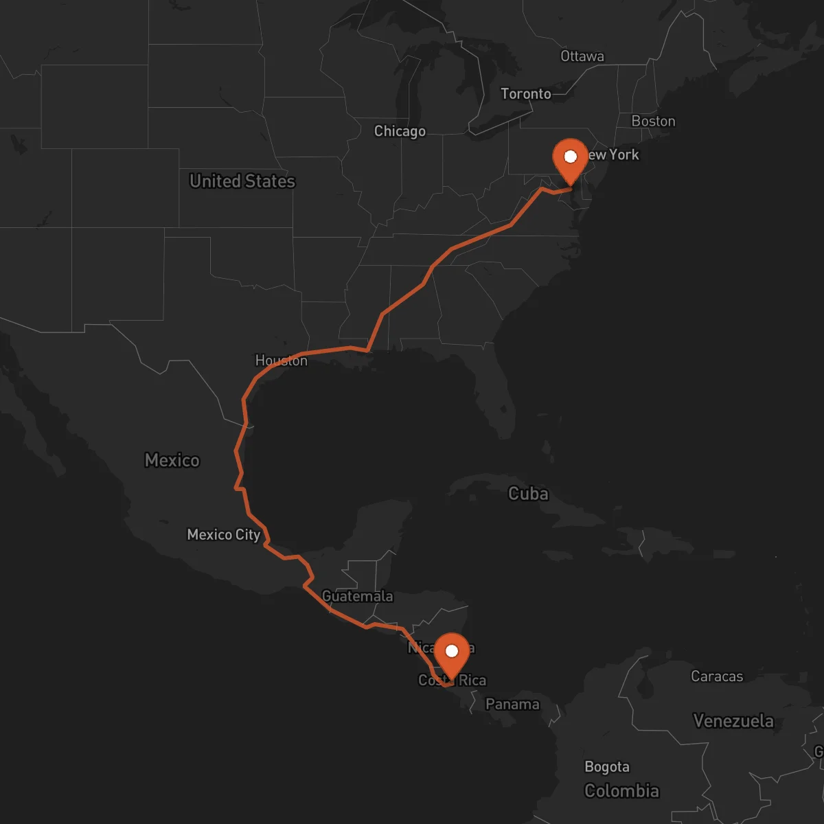 Ruta Alajuela - Annapolis