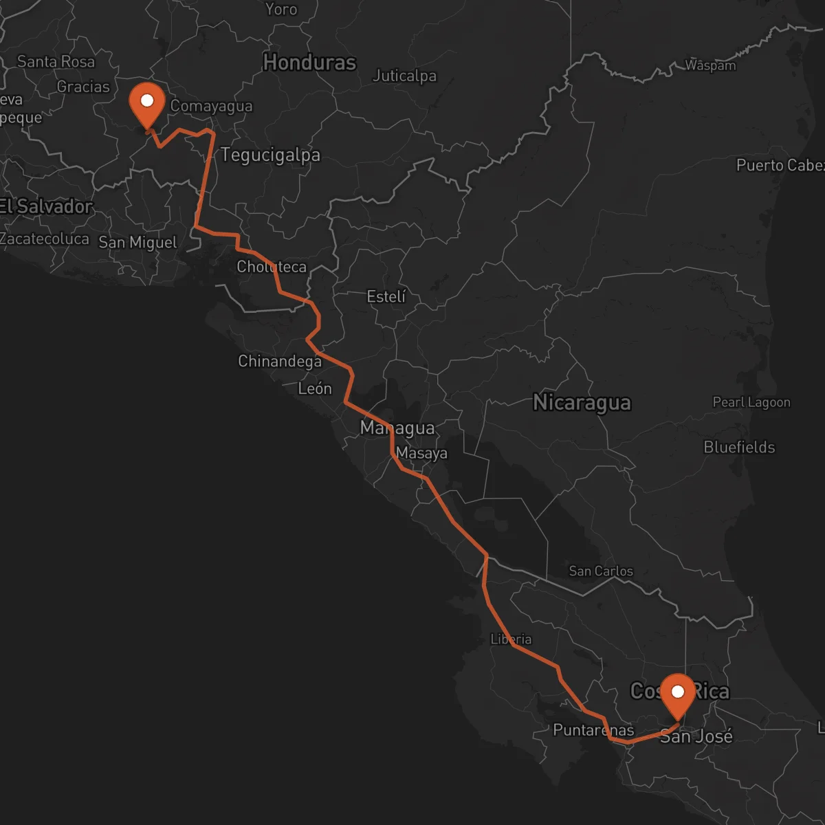 Ruta Alajuela - La Esperanza