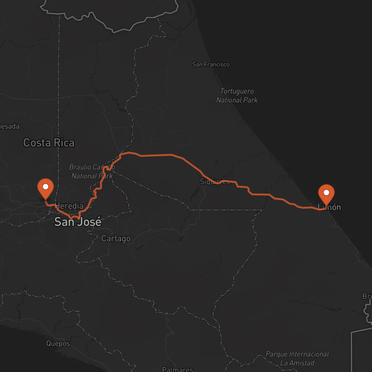 Ruta Alajuela - Limón