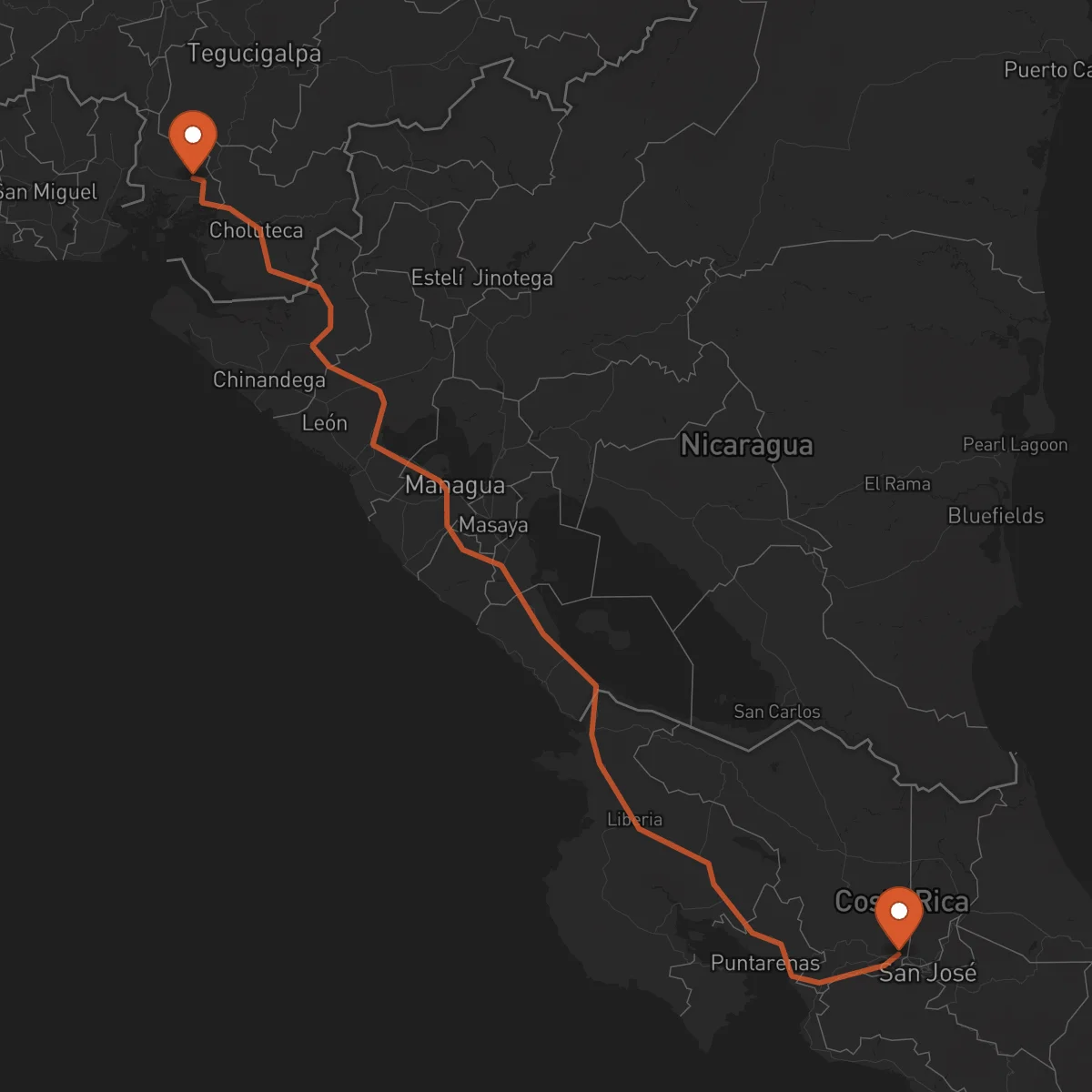 Ruta Alajuela - Nacaome
