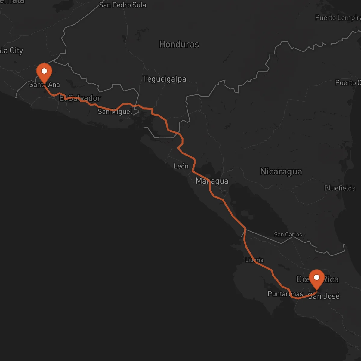 Ruta Santa Ana - Alajuela