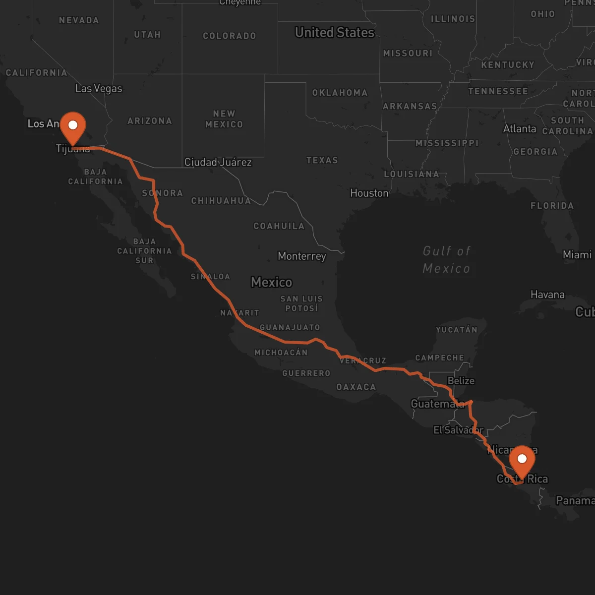 Ruta Tijuana - Alajuela