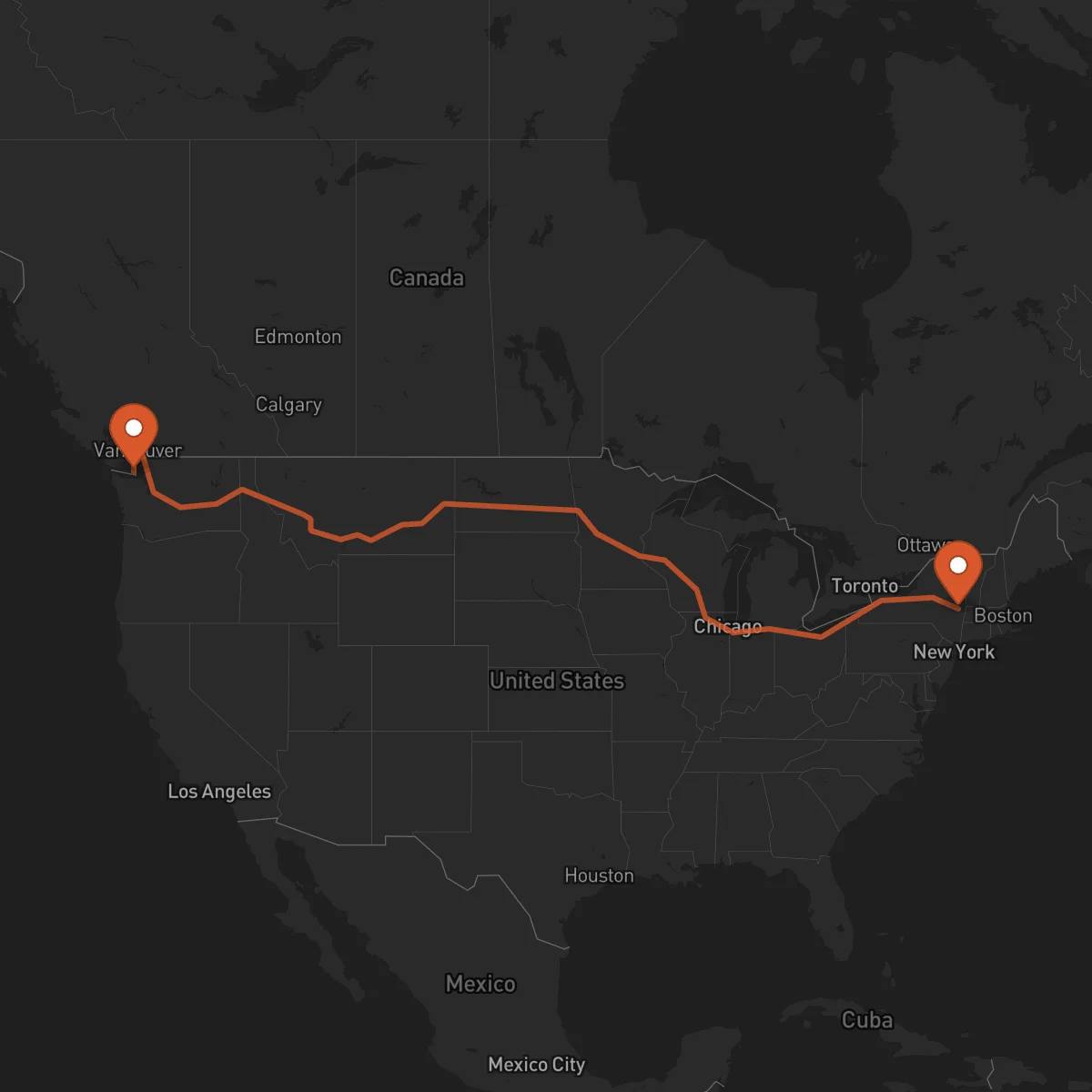 Ruta Albany - Victoria