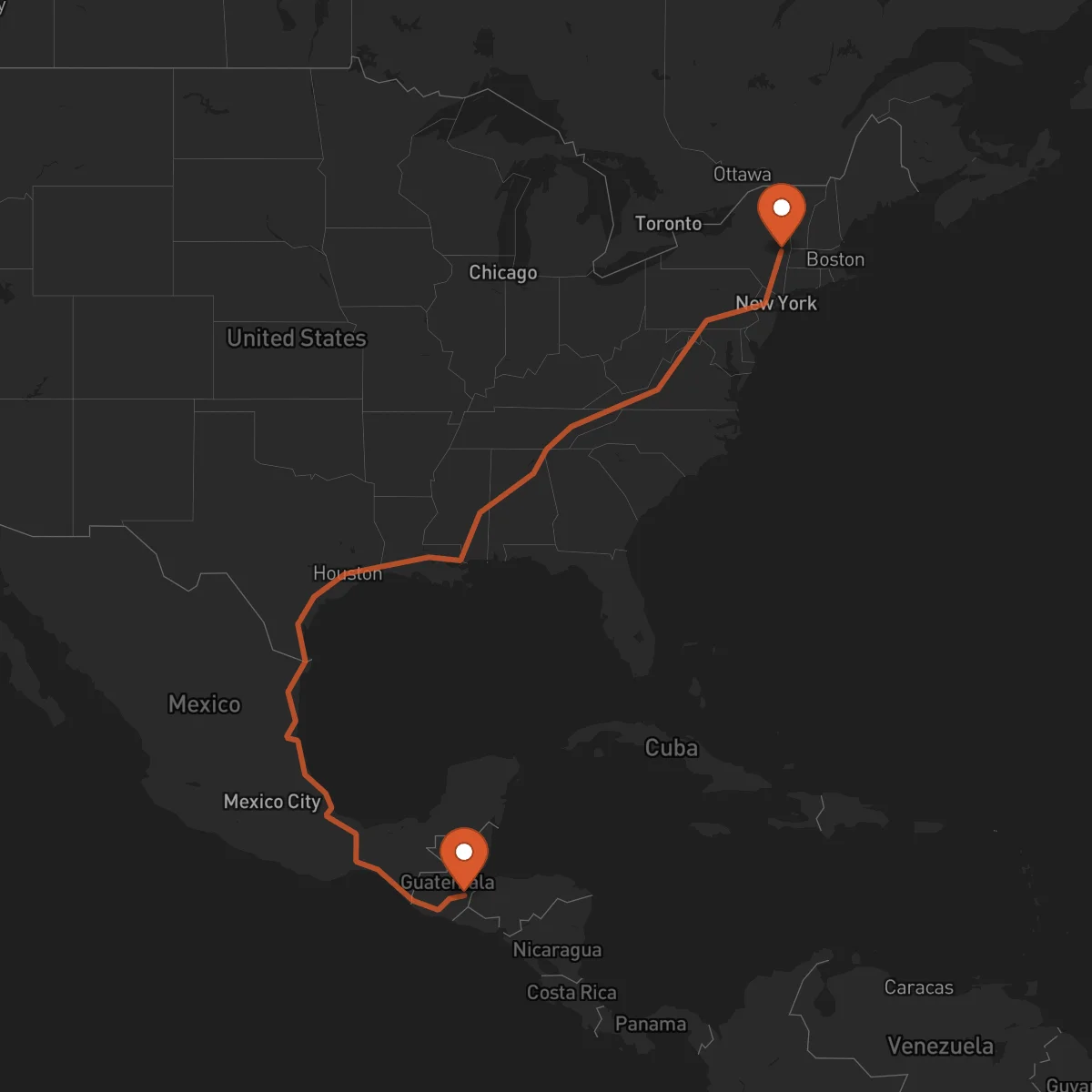 Ruta Albany - Zacapa