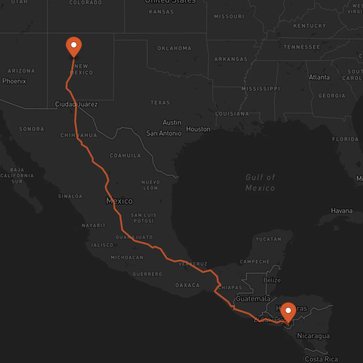 Ruta Albuquerque - Choluteca