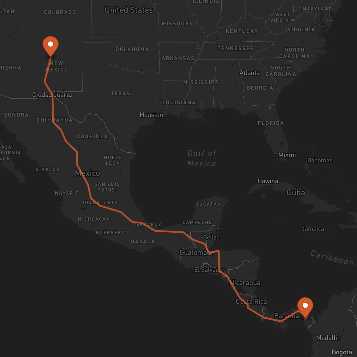 Ruta La Palma - Albuquerque