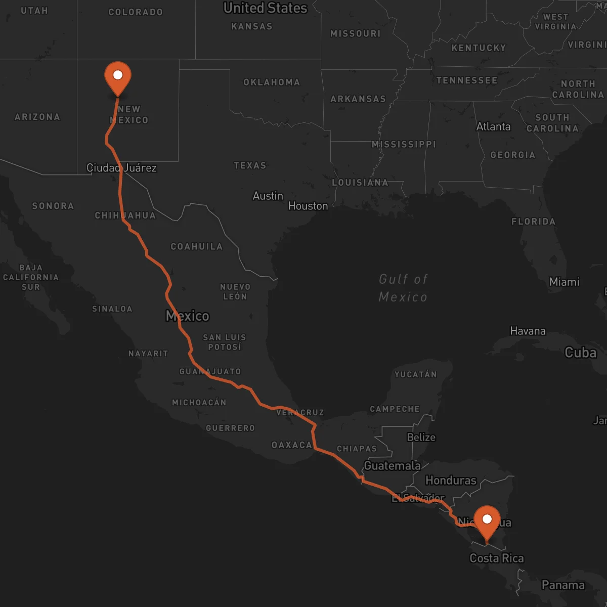 Ruta San Carlos - Albuquerque
