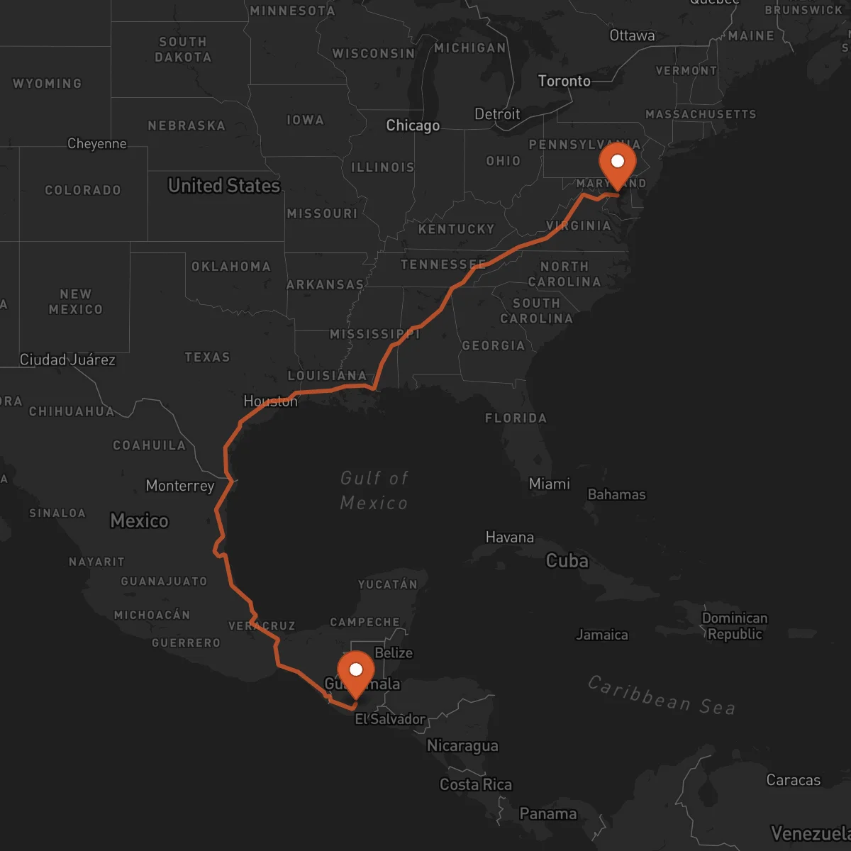 Ruta Antigua Guatemala - Annapolis