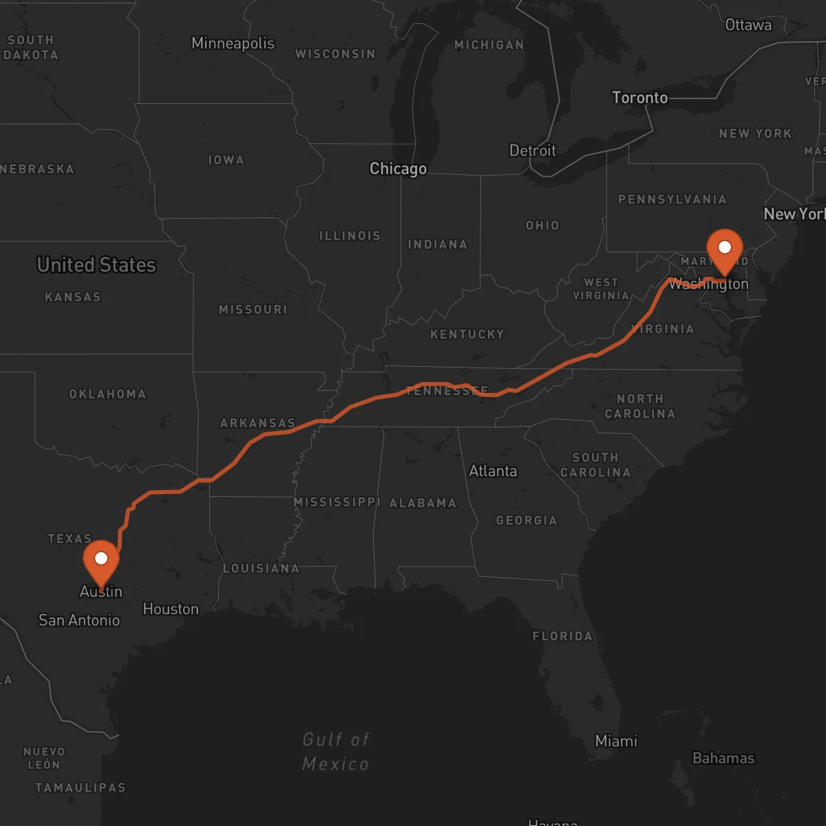 Ruta Austin - Annapolis