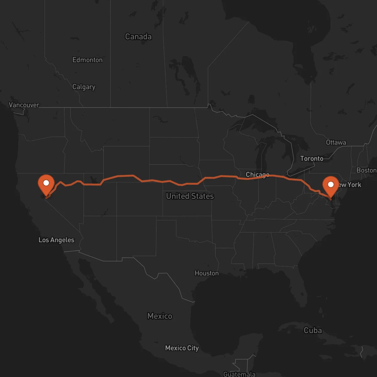 Ruta Carson City - Annapolis