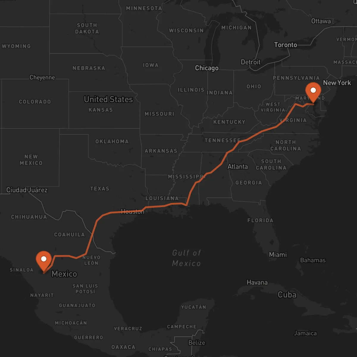 Ruta Durango - Annapolis