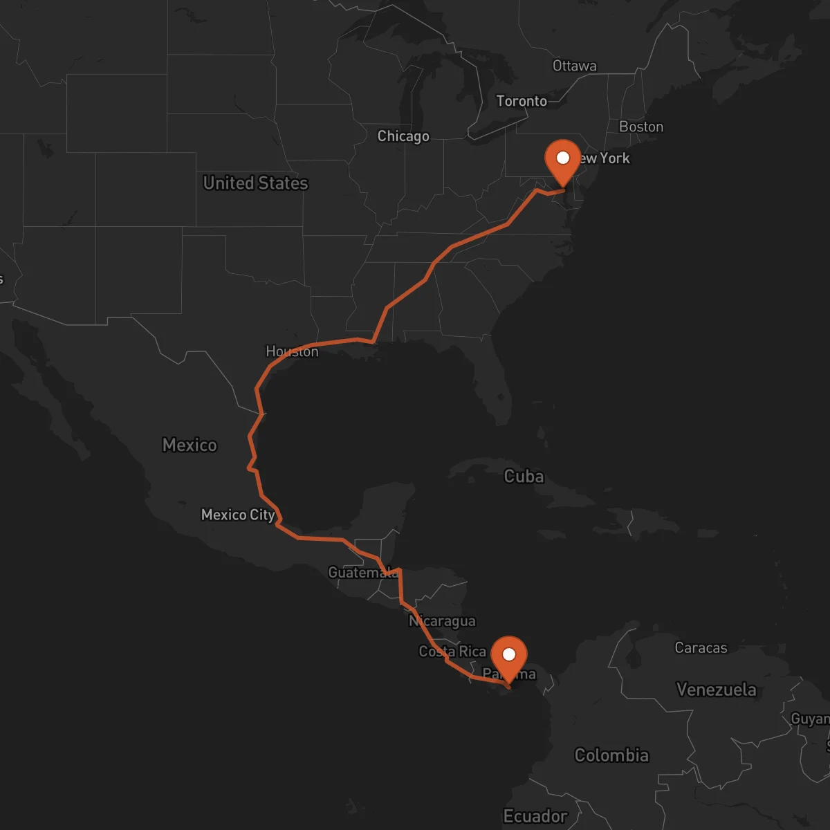 Ruta Las Tablas - Annapolis