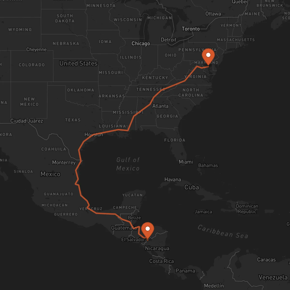 Ruta Ocotal - Annapolis