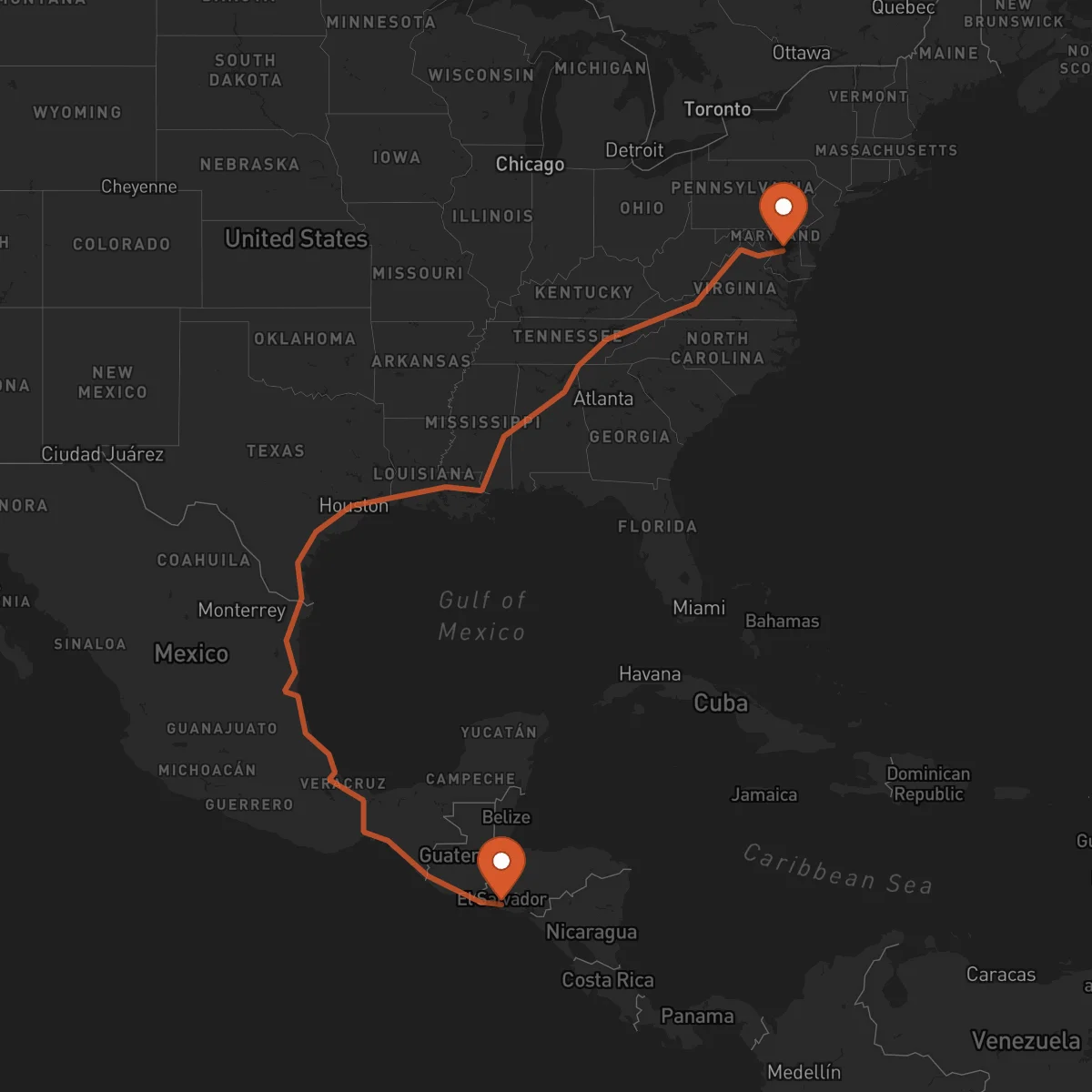 Ruta Annapolis - Zacatecoluca