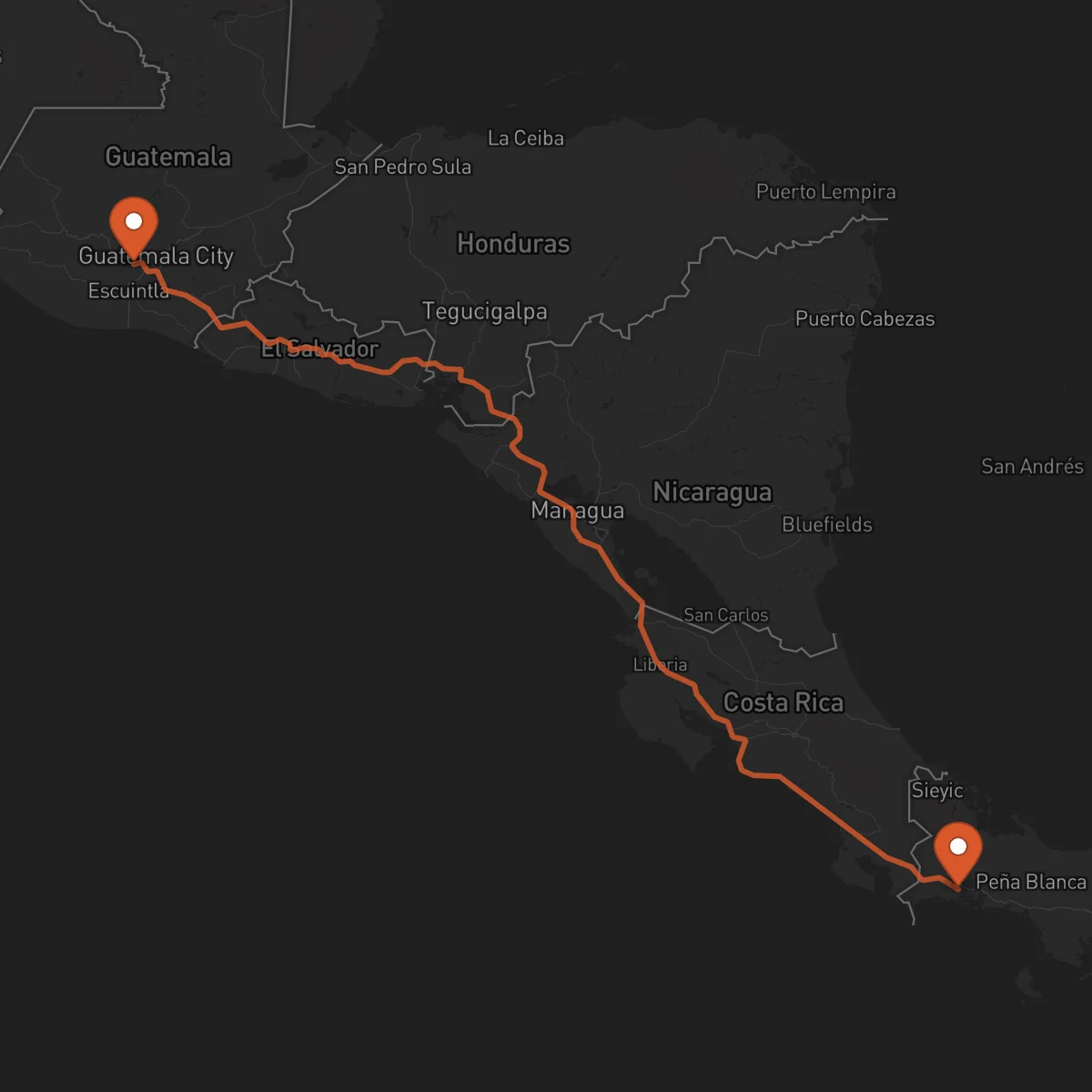 Ruta Antigua Guatemala - David
