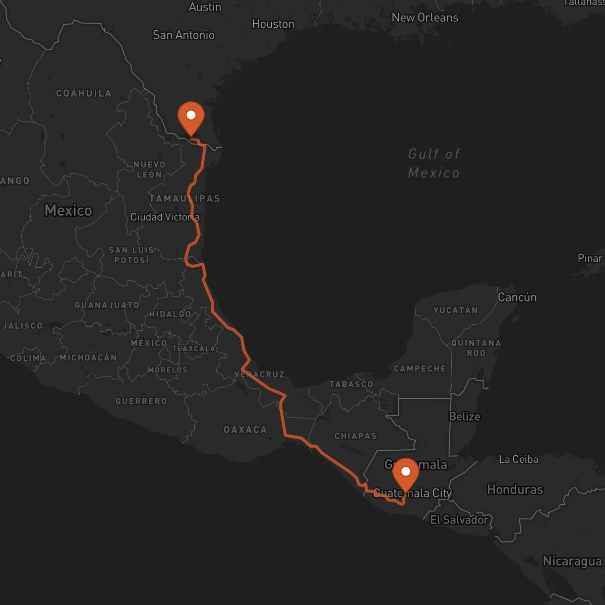 Ruta McAllen - Antigua Guatemala
