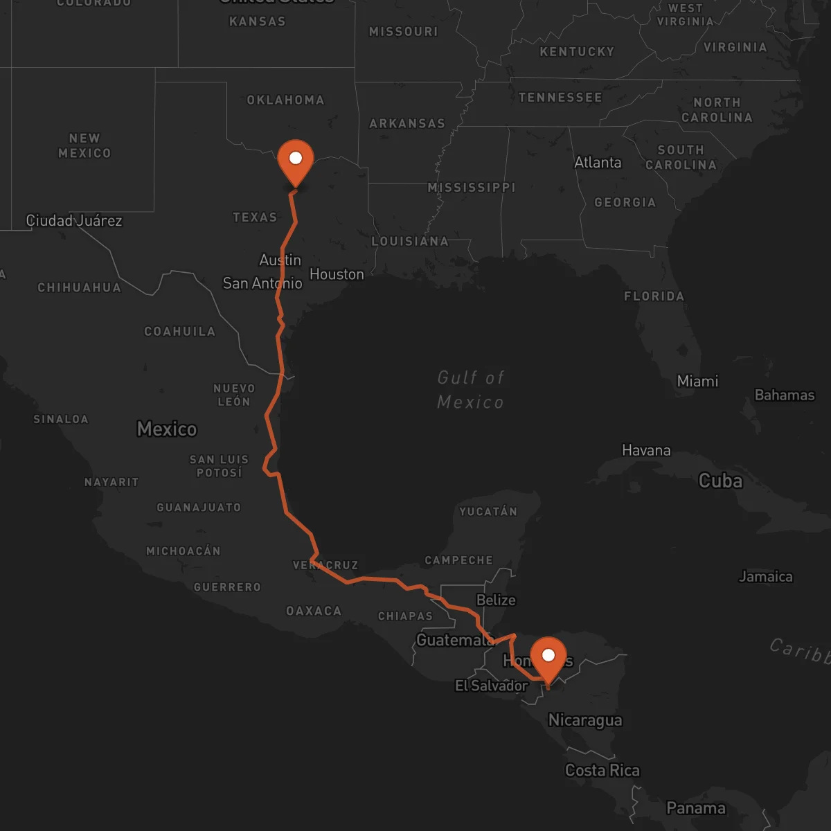 Ruta Ocotal - Arlington