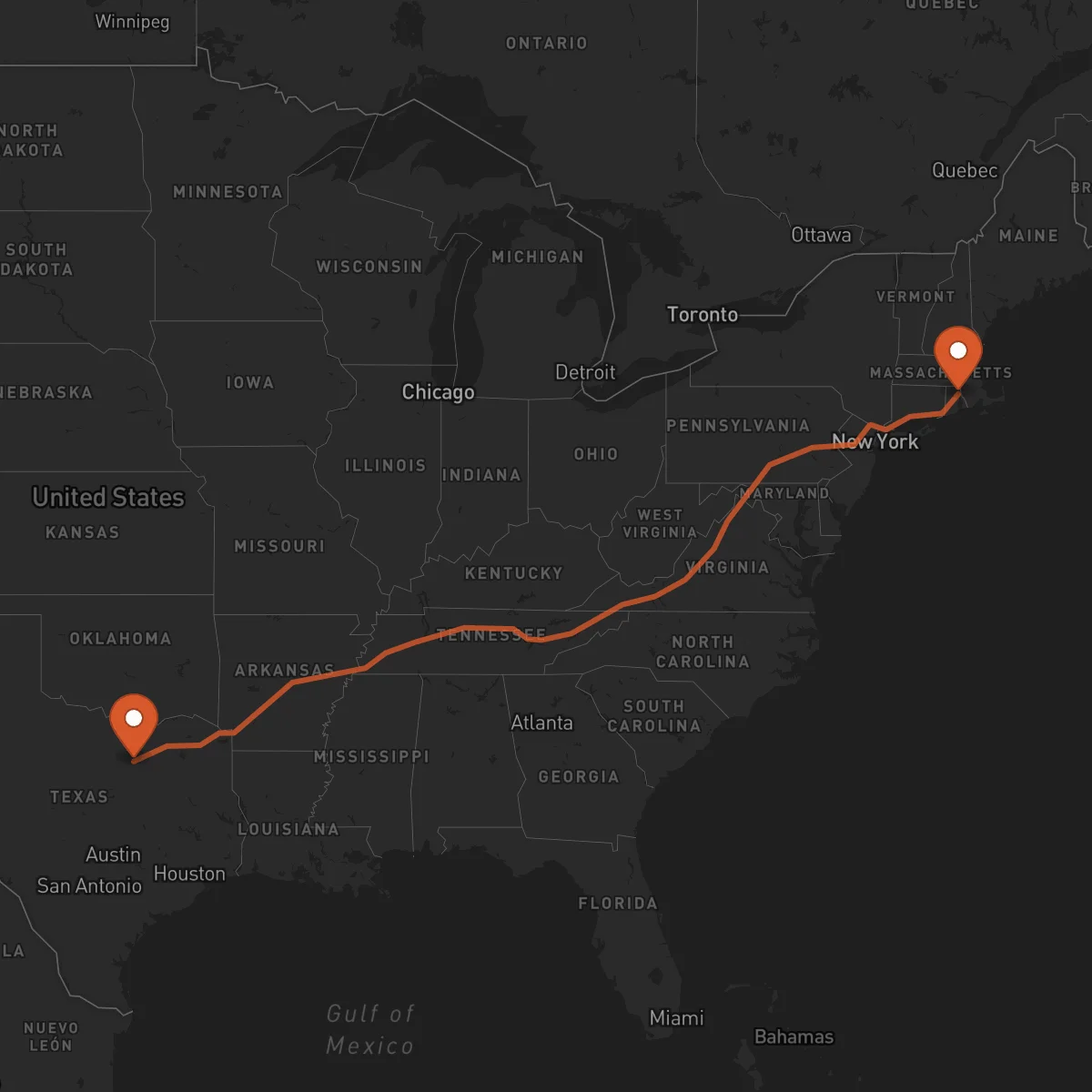 Ruta Providence - Arlington