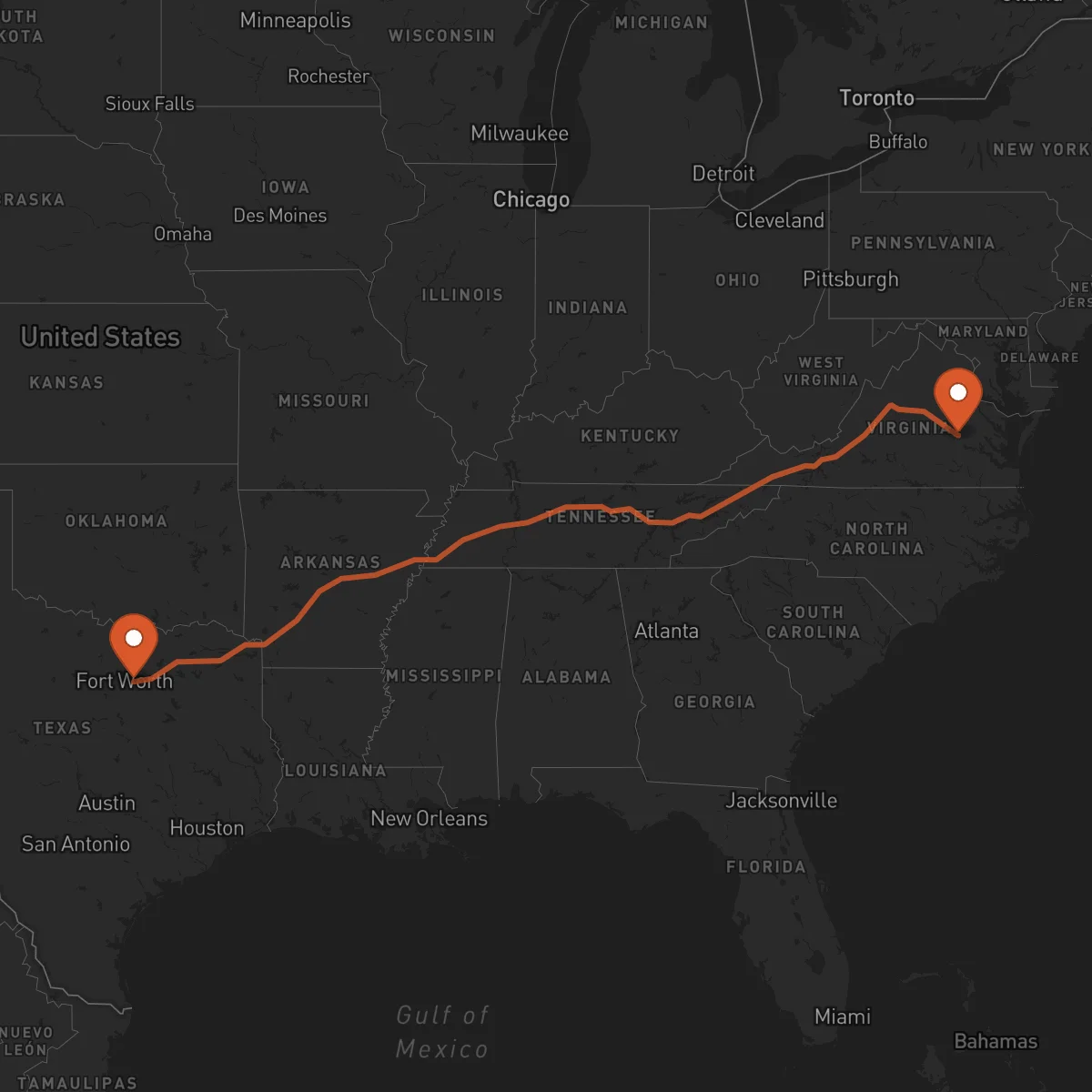 Ruta Arlington - Richmond