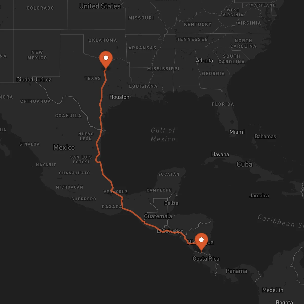 Ruta San Carlos - Arlington