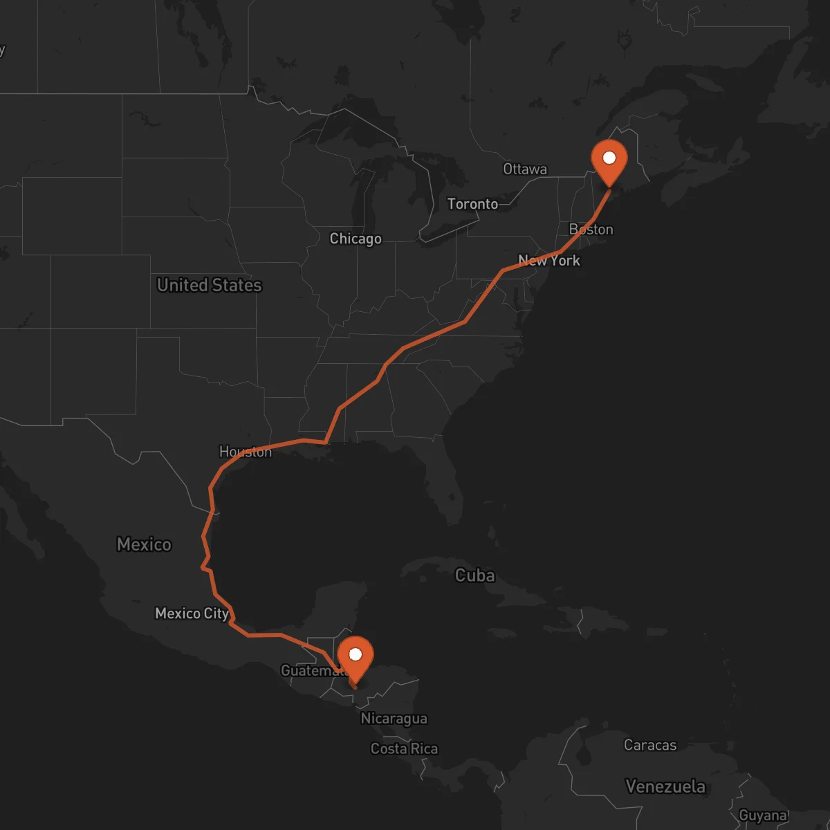 Ruta Comayagua - Augusta