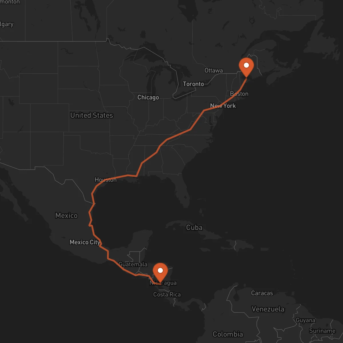 Ruta Juigalpa - Augusta