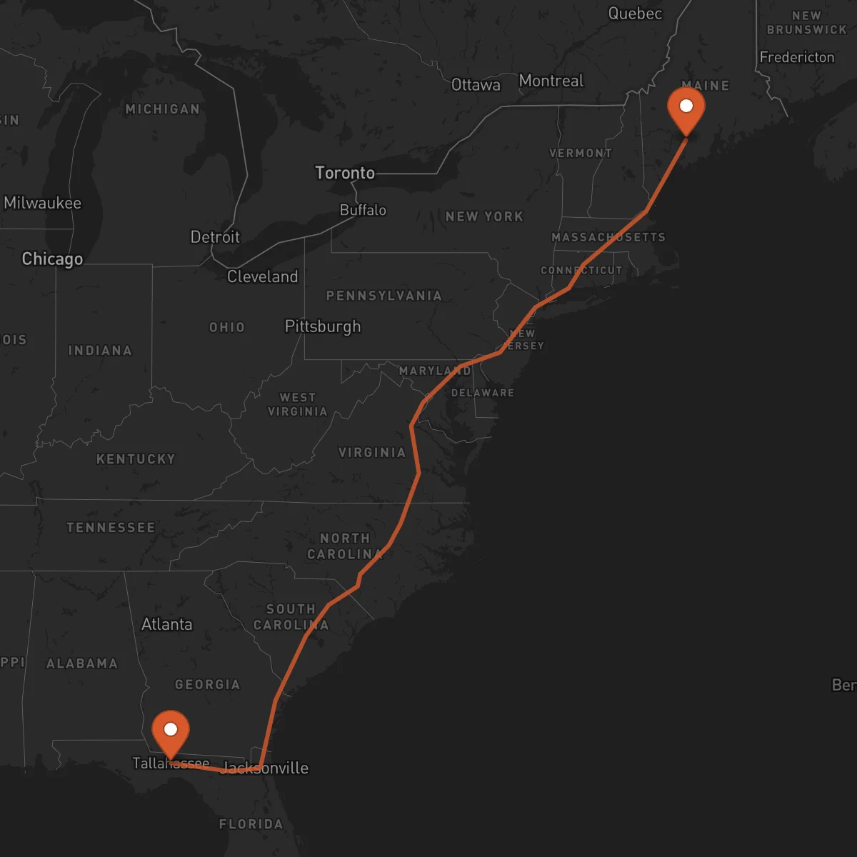 Ruta Augusta - Tallahassee