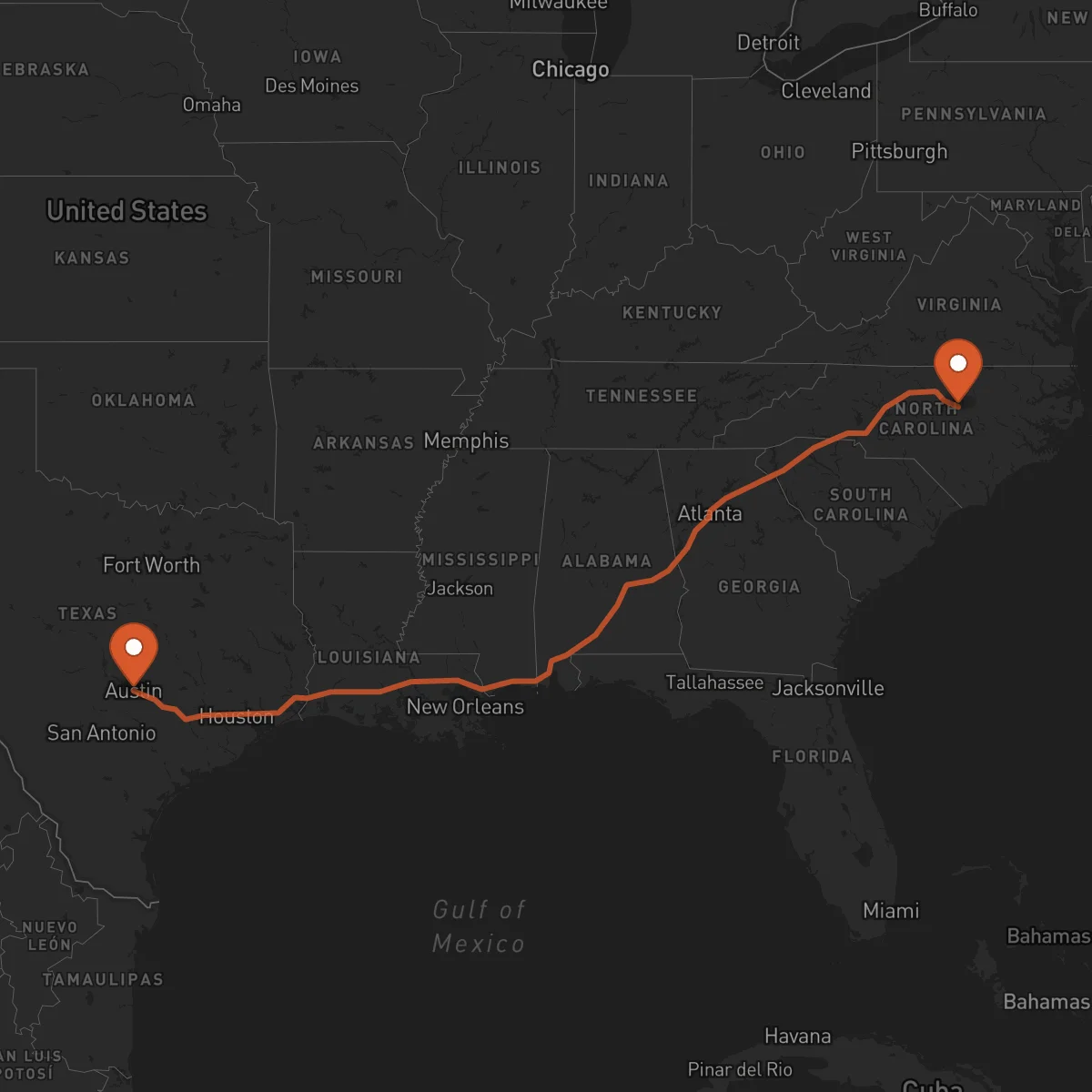 Ruta 롤리 - 오스틴
