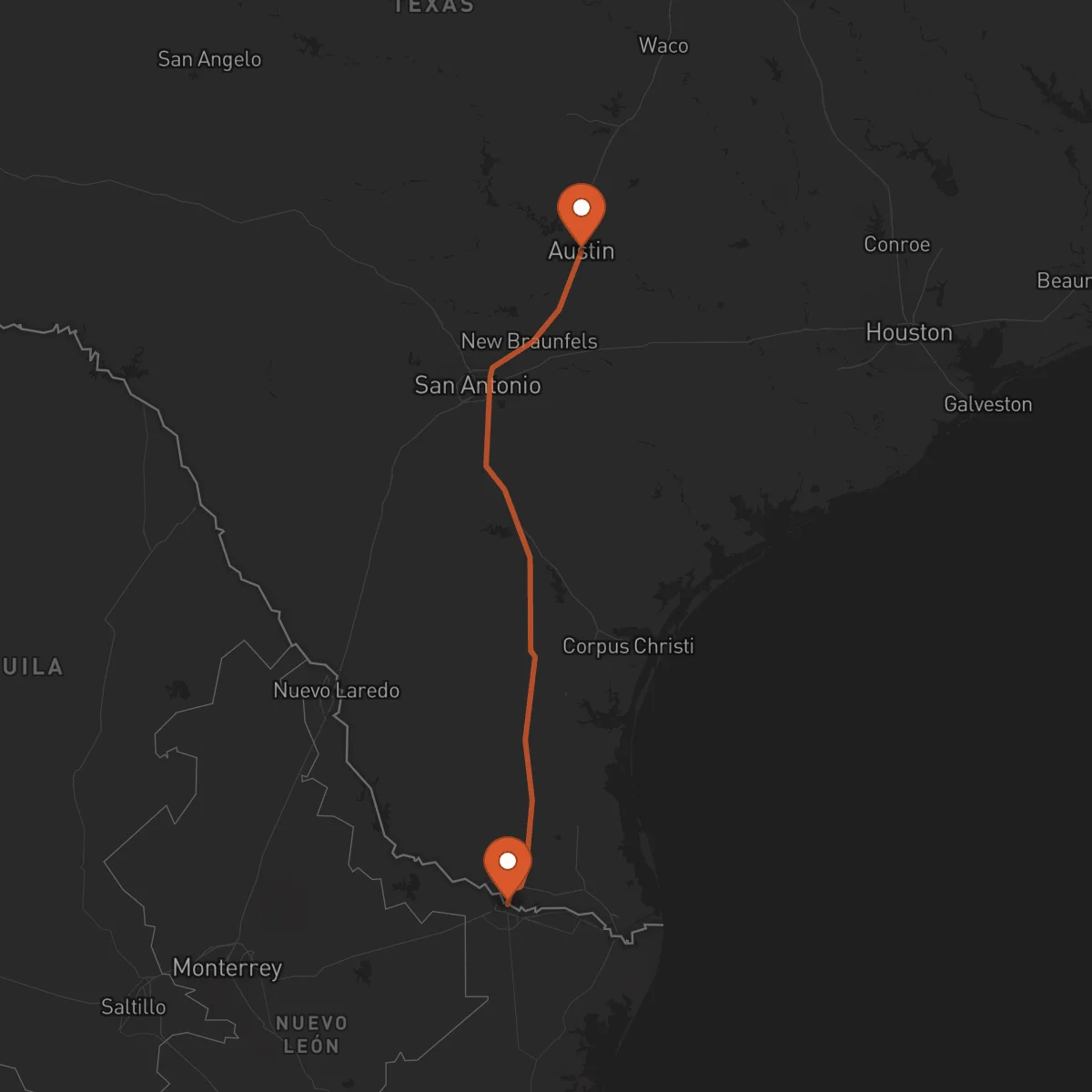 Ruta Reynosa - Austin